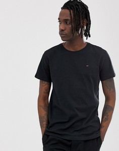 Черная футболка с круглым вырезом Tommy Jeans-Черный