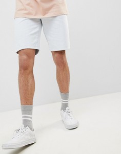 Белые облегающие джинсовые шорты ASOS DESIGN-Белый