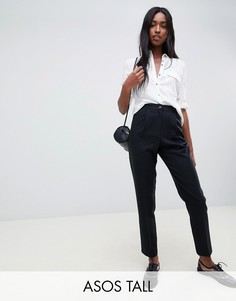 Суженные книзу брюки ASOS DESIGN Tall-Черный