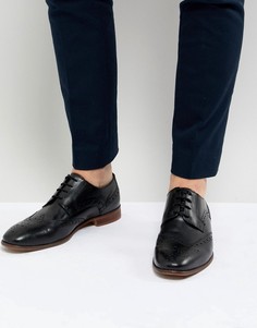 Черные кожаные броги KG By Kurt Geiger-Черный