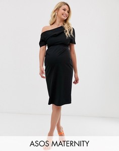 Платье-футляр ASOS DESIGN Maternity-Черный