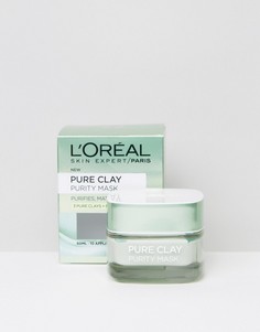 Очищающая маска для лица LOreal Paris Pure Clay-Бесцветный Loreal