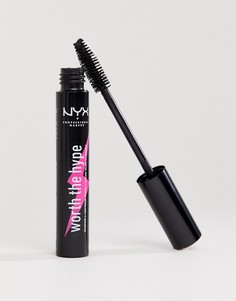 Придающая объем тушь для ресниц NYX Professional Makeup Worth The Hype-Черный