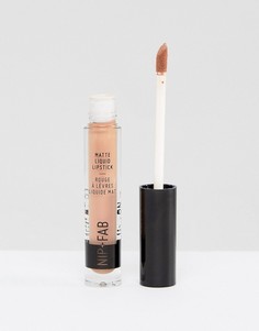 Матовая жидкая губная помада NIP+FAB Make Up Toffee-Розовый