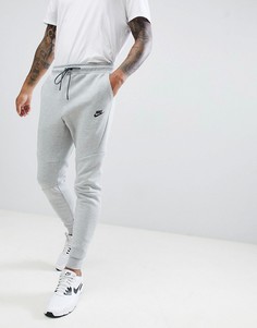 Серые флисовые джоггеры Nike Tech 805162-063-Серый