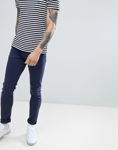 Темно-синие облегающие джинсы ASOS DESIGN-Темно-синий