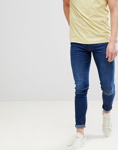 Рваные супероблегающие джинсы Ringspun-Синий