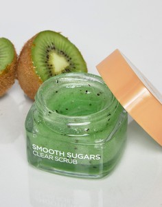 Разглаживающий сахарных скраб для лица и губ LOreal Paris 50 мл-Зеленый Loreal