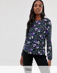 Лонгслив с цветочным принтом Vero Moda Tall-Мульти