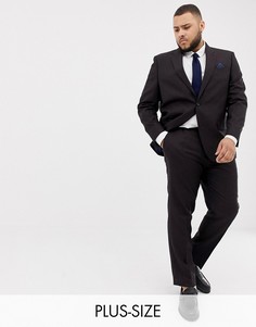 Свадебные облегающие брюки темно-фиолетового цвета River Island Big & Tall-Фиолетовый