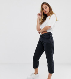 Черные прямые джинсы ASOS DESIGN-Черный