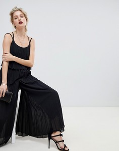 Комбинезон с укороченным лифом ASOS DESIGN-Черный