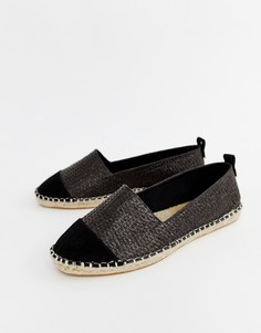 Эспадрильи ASOS DESIGN-Черный