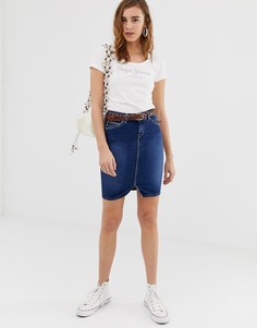 Джинсовая юбка-карандаш Pepe Jeans Taylor-Синий