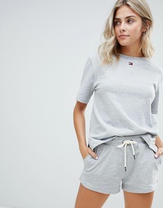 Хлопковые шорты Tommy Hilfiger-Серый