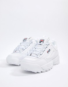 Белые кроссовки Fila Disruptor-Белый