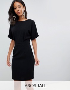 Облегающее платье мини ASOS DESIGN Tall-Черный