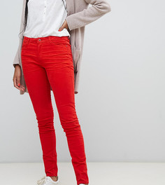 Красные вельветовые брюки скинни Esprit-Оранжевый