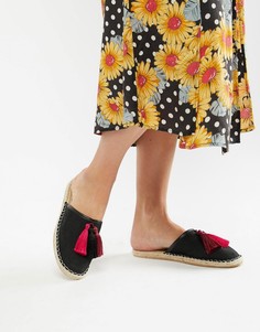 Эспадрильи с кисточками ASOS DESIGN Jelsea-Черный