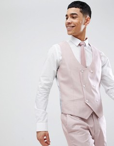 Розовый оксфордский жилет River Island