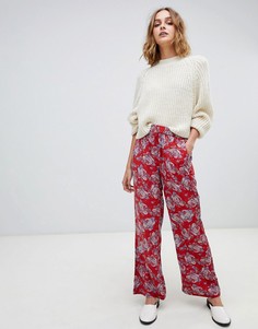 Брюки с цветочным принтом Vero Moda-Мульти