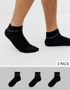 Черные носки Reebok Training-Черный