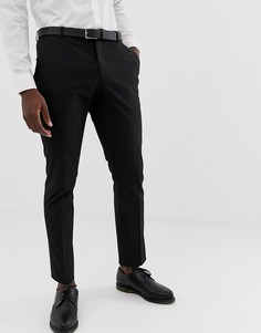 Черные облегающие эластичные брюки Selected Homme-Черный