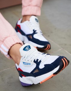 Бело-синие кроссовки adidas Originals-Белый