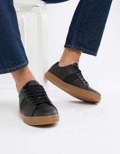 Черные кроссовки на резиновой подошве ASOS DESIGN-Черный