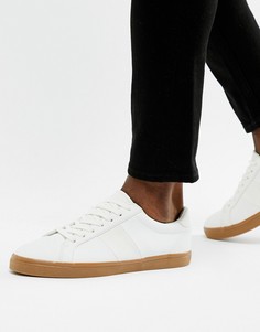 Белые кроссовки на резиновой подошве ASOS DESIGN-Белый