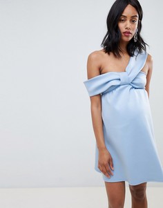 Свободное платье мини ASOS DESIGN Maternity-Синий