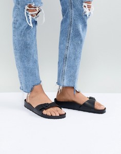 Черные шлепанцы Birkenstock Madrid Eva-Черный