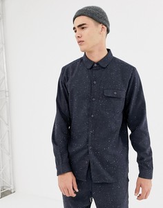 Рубашка в крапинку Another Influence-Темно-синий