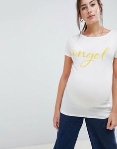 Футболка Mamalicious Angel-Кремовый Mama.Licious