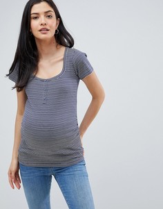 Топ в полоску ASOS DESIGN Maternity-Мульти