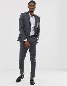 Серый эластичный приталенный пиджак Jack & Jones Premium