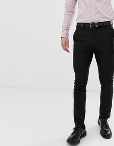 Черные зауженные брюки New Look-Черный