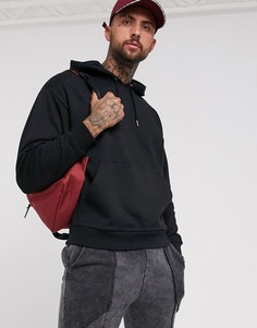 Черный oversize-худи ASOS DESIGN