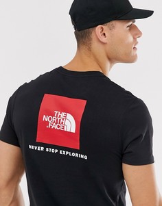 Черная футболка с принтом The North Face-Черный