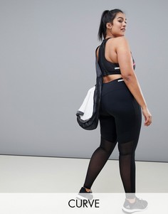 Спортивные леггинсы ASOS 4505 Curve-Черный