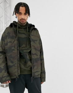 Куртка с камуфляжным принтом Billabong Fastplant-Зеленый