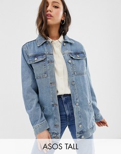 Джинсовая куртка ASOS DESIGN Tall-Синий