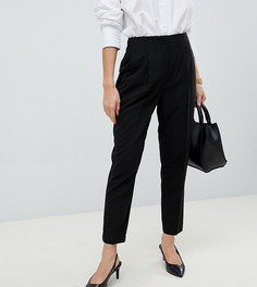 Брюки-сигареты ASOS DESIGN Petite-Черный