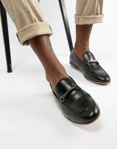Черные лоферы из искусственной кожи ASOS DESIGN-Черный