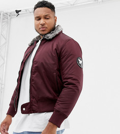 Красный бомбер с воротником из искусственного меха Good For Nothing, эксклюзивно для ASOS