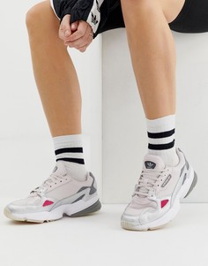 Серо-серебристые кроссовки adidas Originals Falcon-Серый
