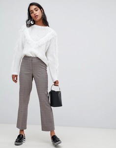 Строгие брюки в клетку Vila-Мульти