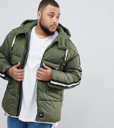 Дутая куртка цвета хаки Sixth June эксклюзивно для ASOS-Зеленый
