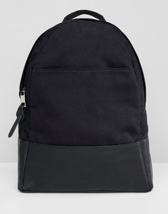 Большой парусиновый рюкзак ASOS DESIGN-Черный