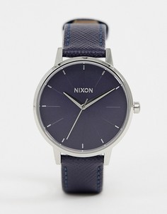 Часы с кожаным ремешком Nixon Kensington - 37 мм-Фиолетовый